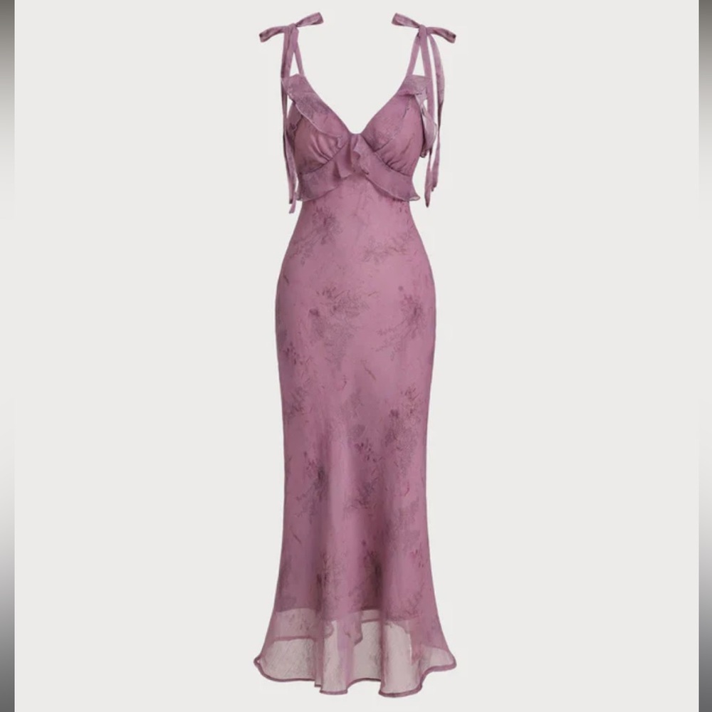 RIHOAS Elegant Lavender Dress